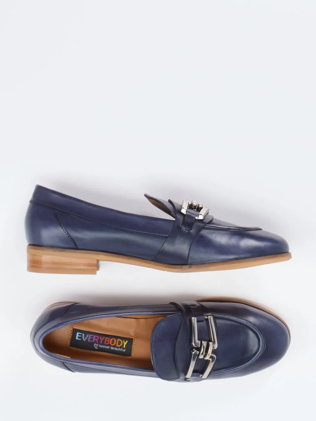 – Loafer aus Kalbleder in Dunkel-Everybody Outlet