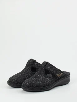 – Komfort-Pantoletten aus Filz anthrazit-Finn Comfort Clearance