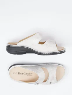 – Komfort-Pantolette aus geprägtem Leder-Finn Comfort Discount