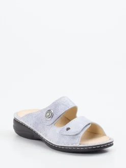 – Komfort-Pantolette aus geprägtem Leder-Finn Comfort Clearance