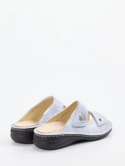 – Komfort-Pantolette aus geprägtem Leder-Finn Comfort Clearance