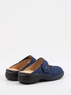 – Komfort-Pantolette aus Nubukleder Marine-Finn Comfort Best