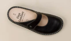 – Komfort-Pantolette aus Kalbleder-Finn Comfort Sale