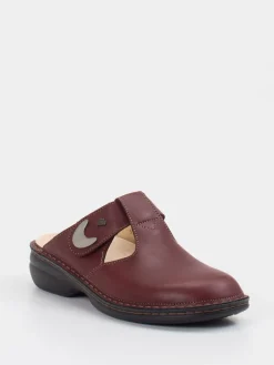 – Komfort-Pantolette aus Kalbleder bordeaux-Finn Comfort Outlet