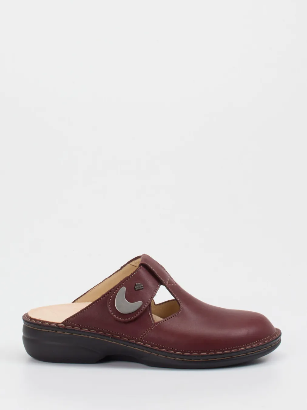 – Komfort-Pantolette aus Kalbleder bordeaux-Finn Comfort Outlet
