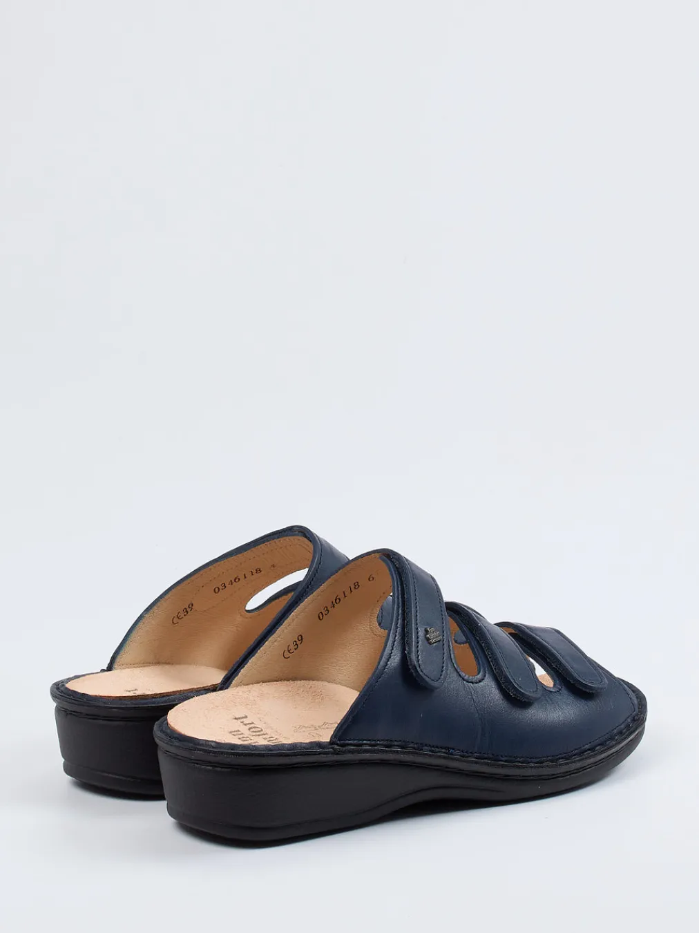 – Komfort-Pantolette aus Kalbleder dunkel-Finn Comfort Sale