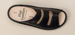 – Komfort-Pantolette aus Kalbleder dunkel-Finn Comfort Sale