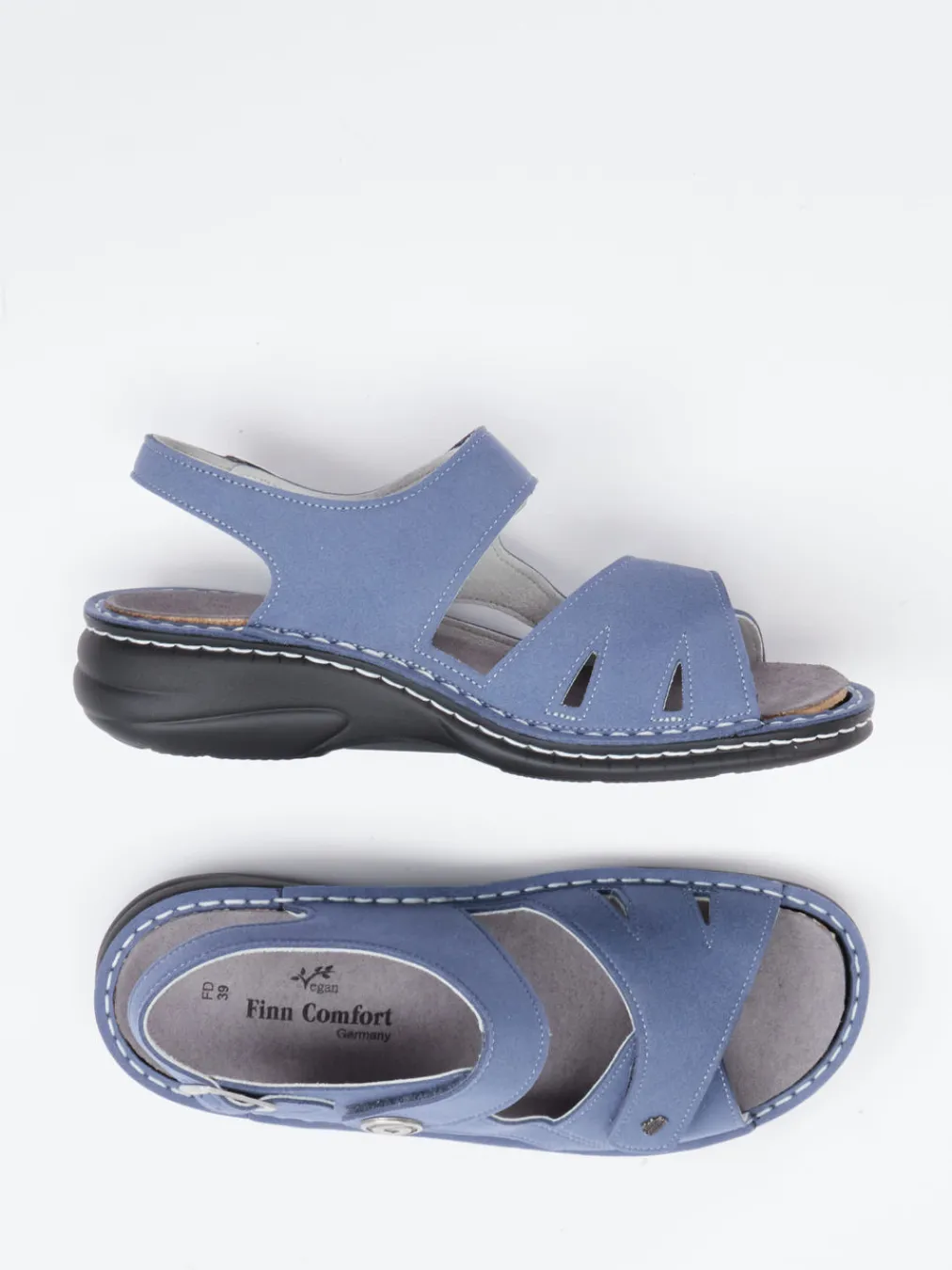 – Komfortsandale aus veganem Kunstleder-Finn Comfort Sale