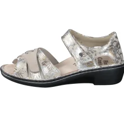 – Komfortsandalen aus geprägtem Leder-Finn Comfort New