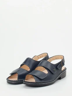 – Komfortsandalen aus Kalbleder Dunkel-Finn Comfort Discount