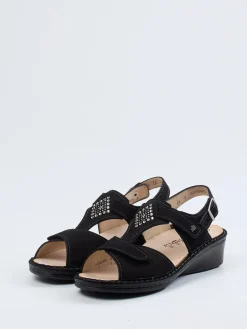 – Komfortsandale aus Nubukleder-Finn Comfort Clearance