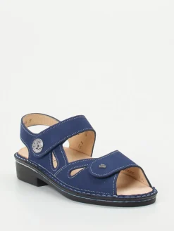 – Komfortsandale aus Nubukleder Marine-Finn Comfort