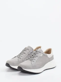 – Komfort-Sneaker aus Veloursleder hell-Finn Comfort Sale