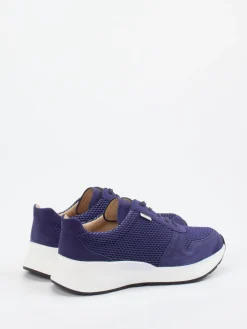 – Komfort-Sneaker aus Veloursleder und Mesh-Finn Comfort Sale