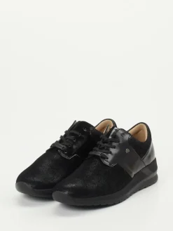 – Komfort-Sneaker aus Stretch und Leder-Finn Comfort Clearance