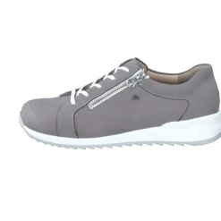 – Komfort-Sneaker aus Nubukleder Taupe-Finn Comfort New