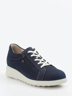 – Komfort-Sneaker aus Nubukleder Dunkel-Finn Comfort Outlet