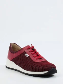 – Komfort-Sneaker aus Nappaleder und Mesh dunkel-Finn Comfort Sale