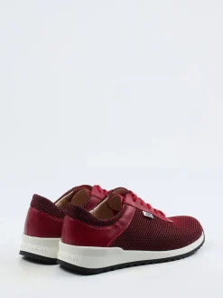 – Komfort-Sneaker aus Nappaleder und Mesh dunkel-Finn Comfort Sale