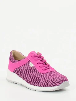 – Komfort-Sneaker aus Mesh und Nubukleder-Finn Comfort Discount