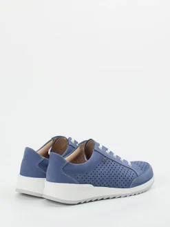 – Komfort-Sneaker aus Nubukleder jeans-Finn Comfort Clearance