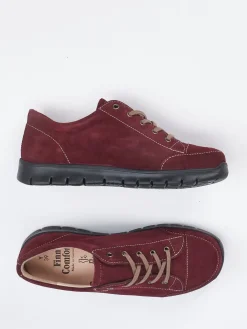 – Komfort-Sneaker aus Veloursleder bordeaux-Finn Comfort Best