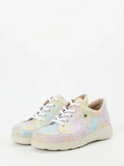 – Komfort-Sneaker aus Kalbleder Pastellprint-Finn Comfort Outlet
