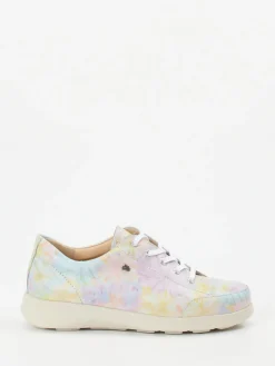 – Komfort-Sneaker aus Kalbleder Pastellprint-Finn Comfort Outlet