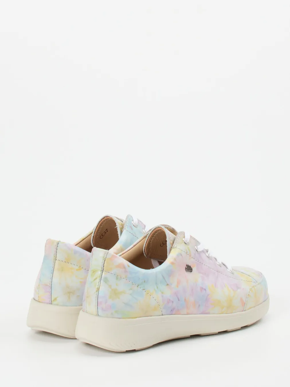– Komfort-Sneaker aus Kalbleder Pastellprint-Finn Comfort Outlet