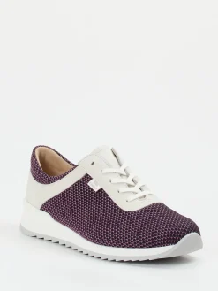 – Komfort-Sneaker aus Mesh und Nubukleder pflaume-Finn Comfort Clearance