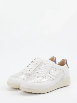 – Komfort-Sneaker aus Glattleder Offwhite-Finn Comfort Clearance