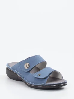 – Pantolette aus veganem Mikrofaser-Material jeans-Finn Comfort Discount