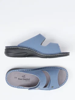 – Pantolette aus veganem Mikrofaser-Material jeans-Finn Comfort Discount