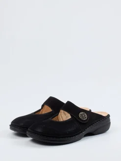 – Pantolette aus Nubukleder-Finn Comfort New