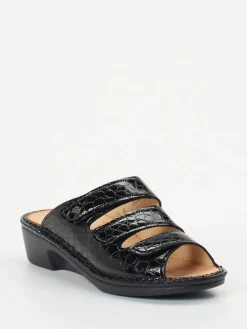 – Pantolette aus Reptilleder-Finn Comfort