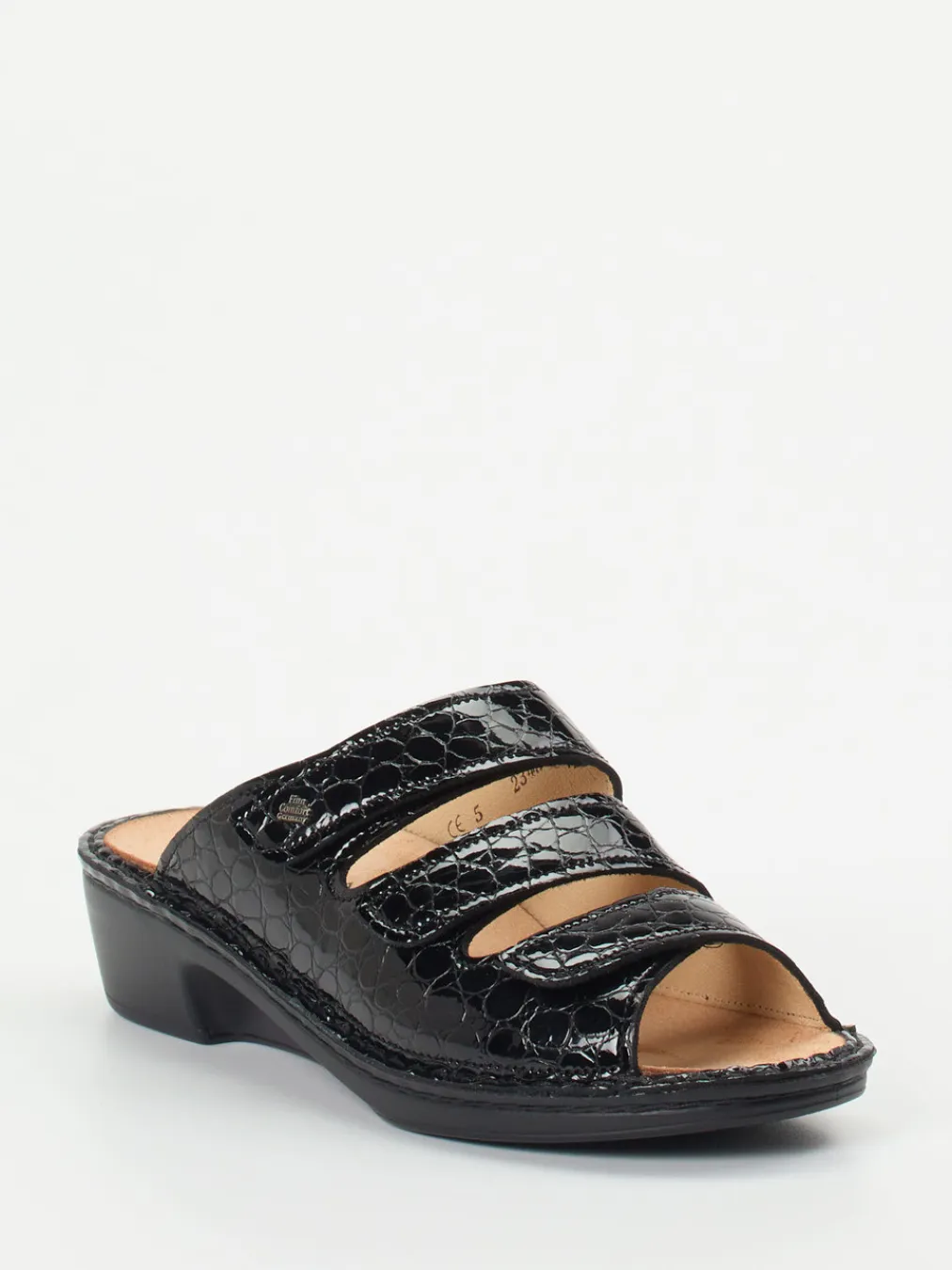 – Pantolette aus Reptilleder-Finn Comfort