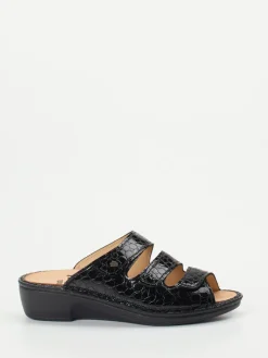 – Pantolette aus Reptilleder-Finn Comfort