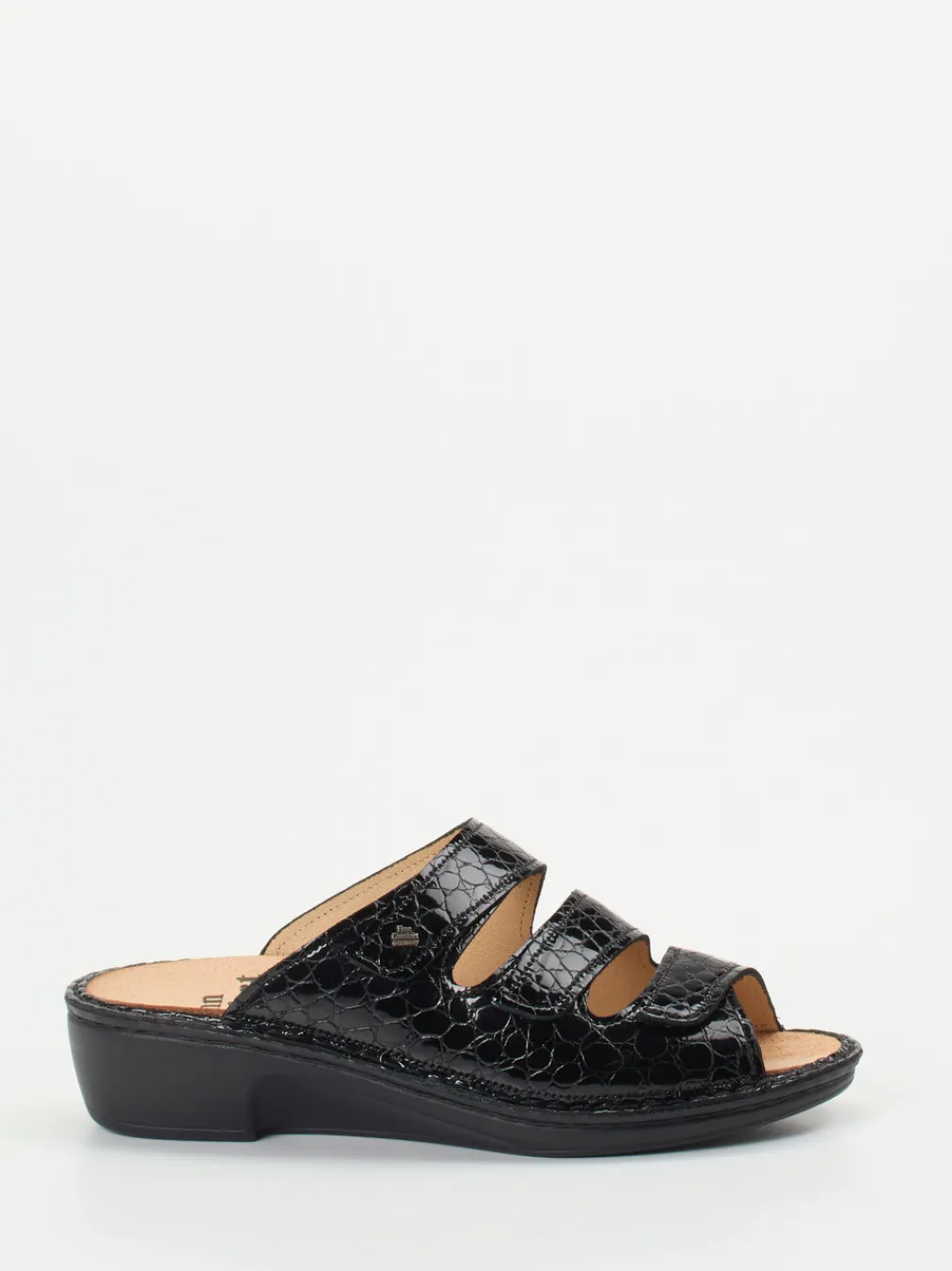 – Pantolette aus Reptilleder-Finn Comfort