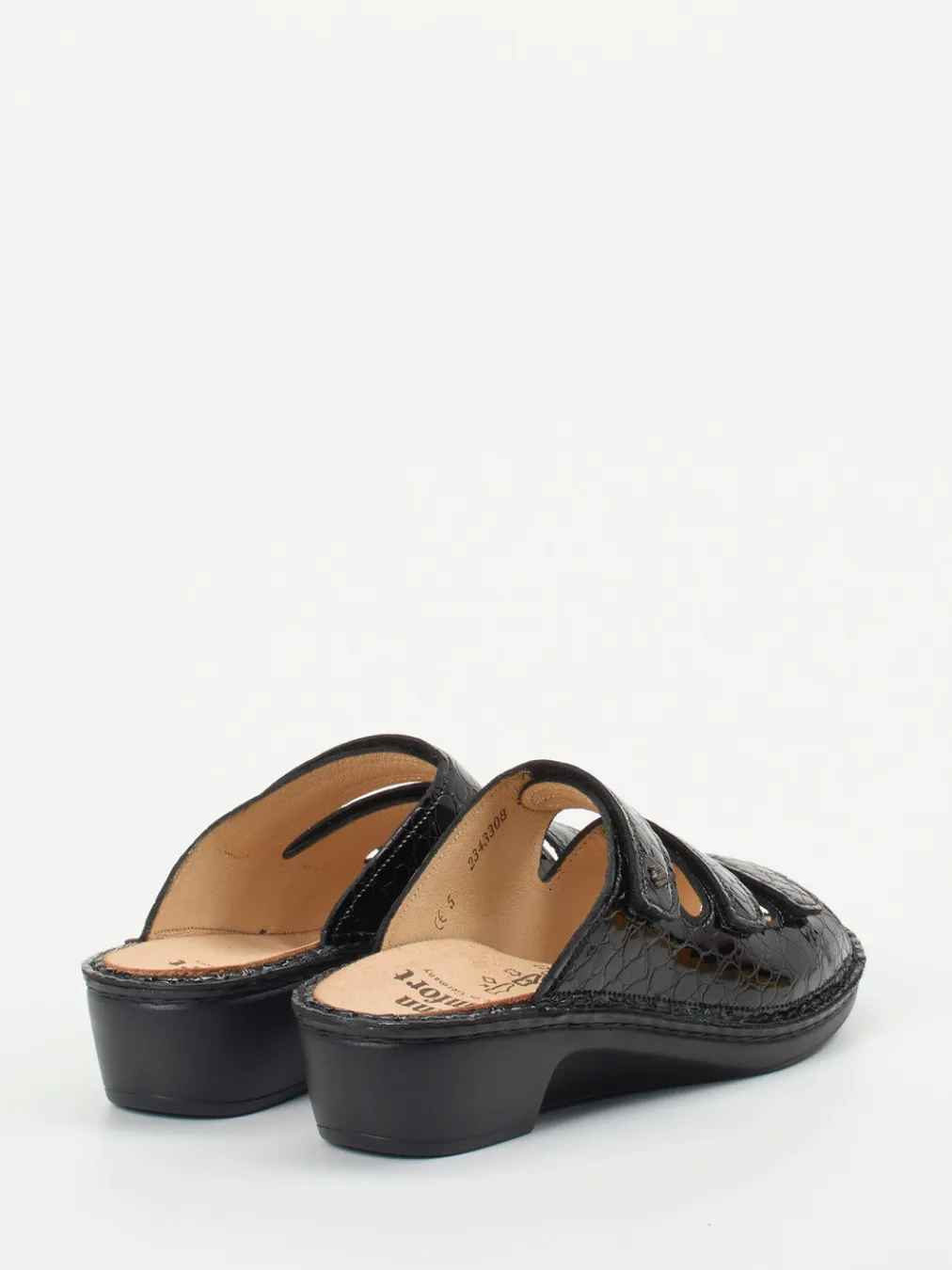 – Pantolette aus Reptilleder-Finn Comfort