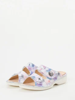 – Pantolette aus Kalbleder in Pastelloptik-Finn Comfort Clearance