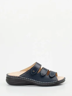 – Pantolette aus Kalbleder Dunkel-Finn Comfort Sale