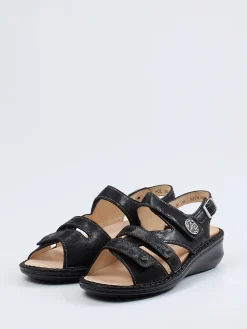 – Sandalen aus Metallicleder ergonomisch-Finn Comfort Discount
