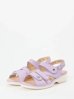 – Sandalen aus Kalbleder in Flieder-Finn Comfort Best