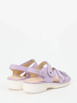 – Sandalen aus Kalbleder in Flieder-Finn Comfort Best