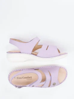 – Sandalen aus Kalbleder in Flieder-Finn Comfort Best