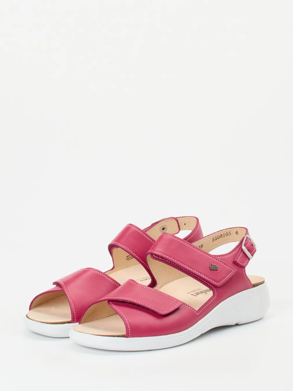 – Sandaletten aus Kalbleder Himbeerrosa-Finn Comfort Clearance