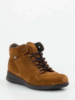 – Schnürboots aus Veloursleder rost-Finn Comfort