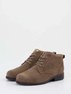 – Schnürboots aus Veloursleder taupe-Finn Comfort Clearance