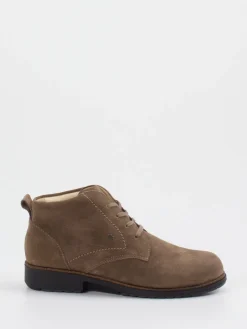 – Schnürboots aus Veloursleder taupe-Finn Comfort Clearance