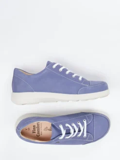 – Schnürschuh aus Nubukleder lavendel-Finn Comfort Online